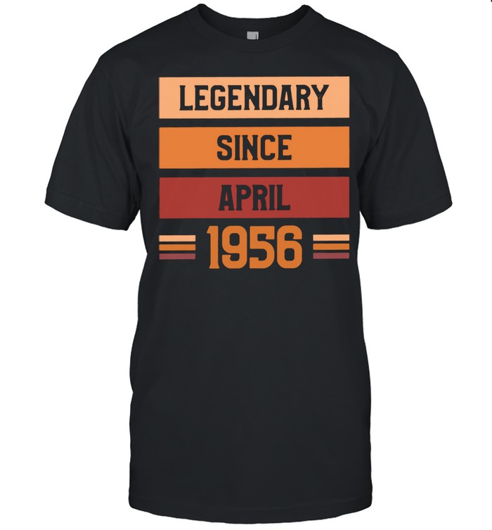 For 65 Years Old Legendary Since April 1956 Vintage shirt