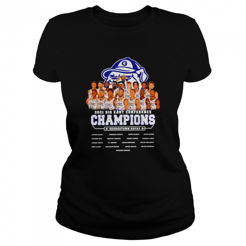 Gonzaga Bulldogs 2021 Big East conference champions Georgetown hoyas shirt Classic Women's T-shirt