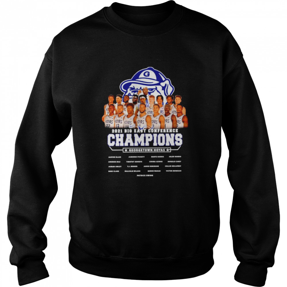 Gonzaga Bulldogs 2021 Big East conference champions Georgetown hoyas shirt Unisex Sweatshirt