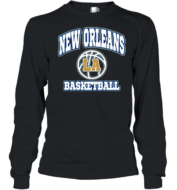 LA New Orleans Basketball 2021 shirt Long Sleeved T-shirt