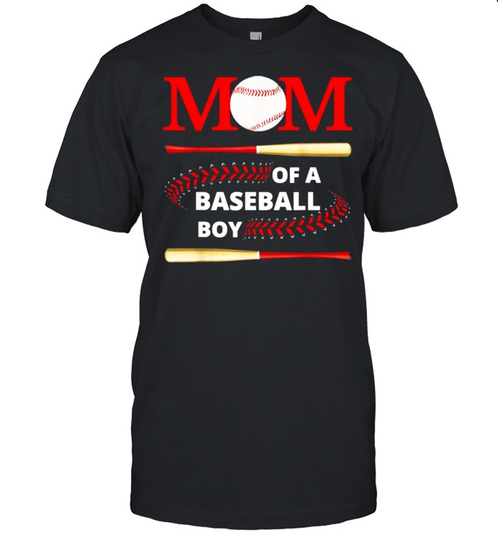 Mom Of A Baseball Boy Softball Player Mom Mothers Day Shirt