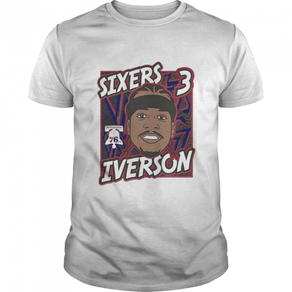 Philadelphia 76ers Allen Iverson King of the Court player shirt
