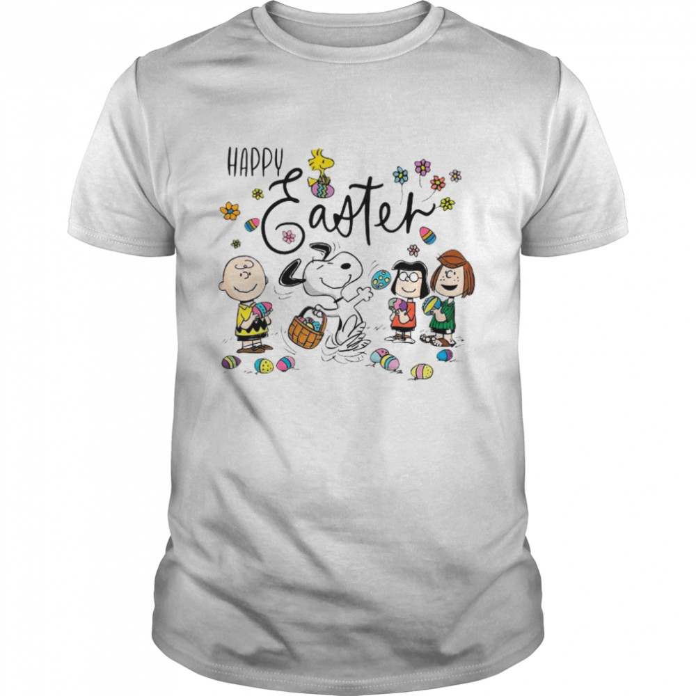 Snoopy Woodstock And Friends Happy Easter 2021 shirt