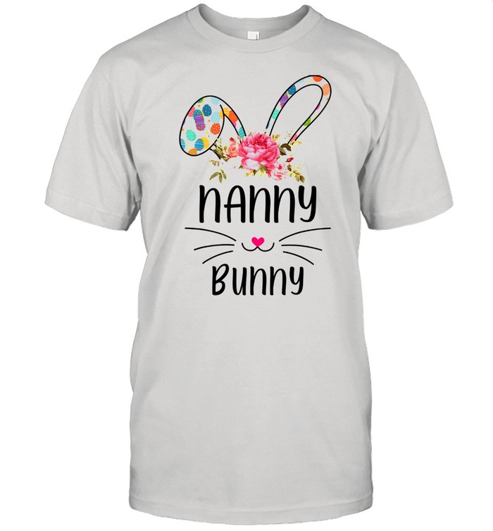 Bunny Floral Happy Easter Day Shirt