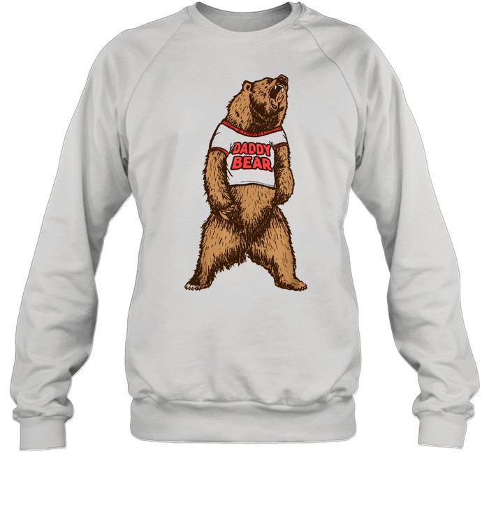 Daddy Bear Roaring Grizzly Fathers Day Protective Dad Unisex Sweatshirt