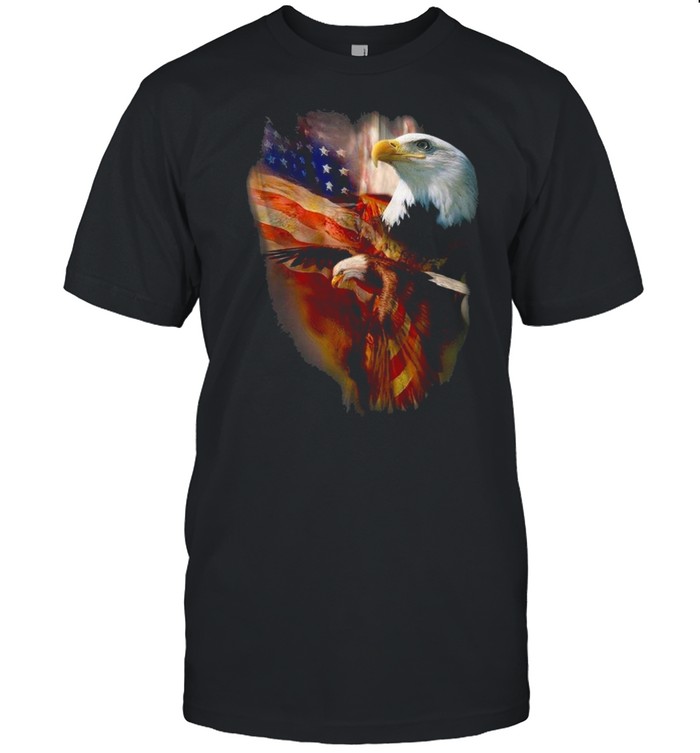 Eagle American Wings Happy 4th Of July Shirt