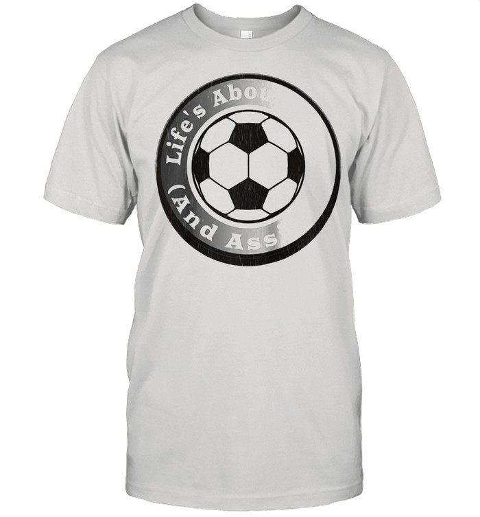 Hilarious Soccer Player Quote Goals & Assists Silver Shirt
