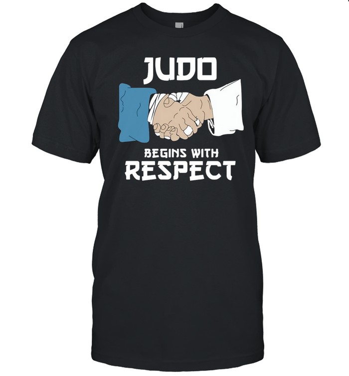 Judo Begins With Respect T-shirt