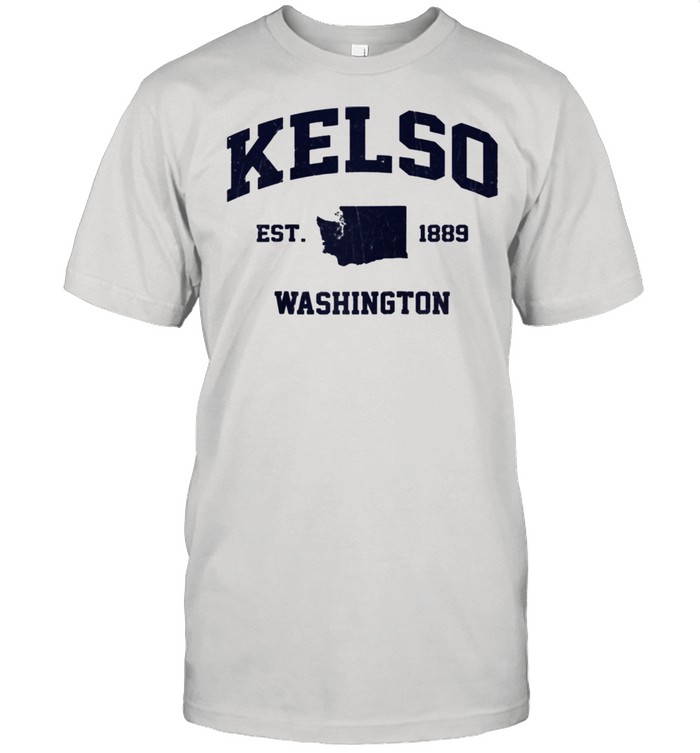 Kelso Washington WA vintage state Athletic shirt