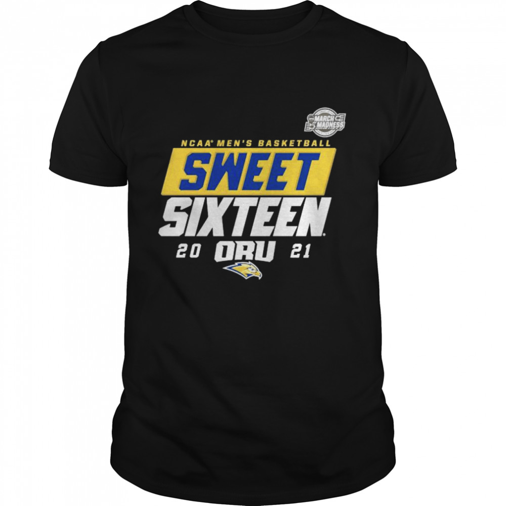Oral Roberts Golden Eagles NCAA mens basketball sweet sixteen 2021 shirt
