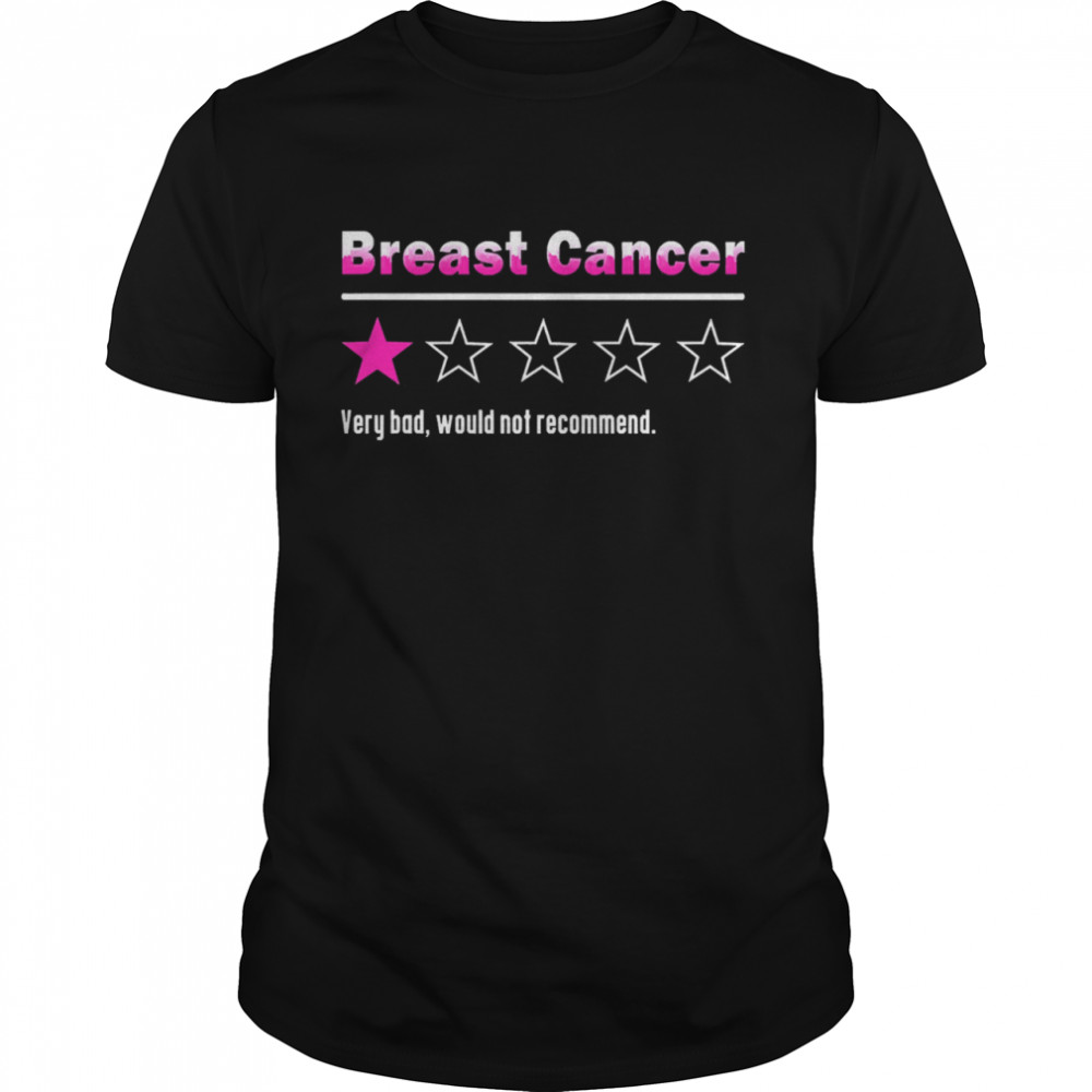 Breast Cancer very bad would not recommend shirt