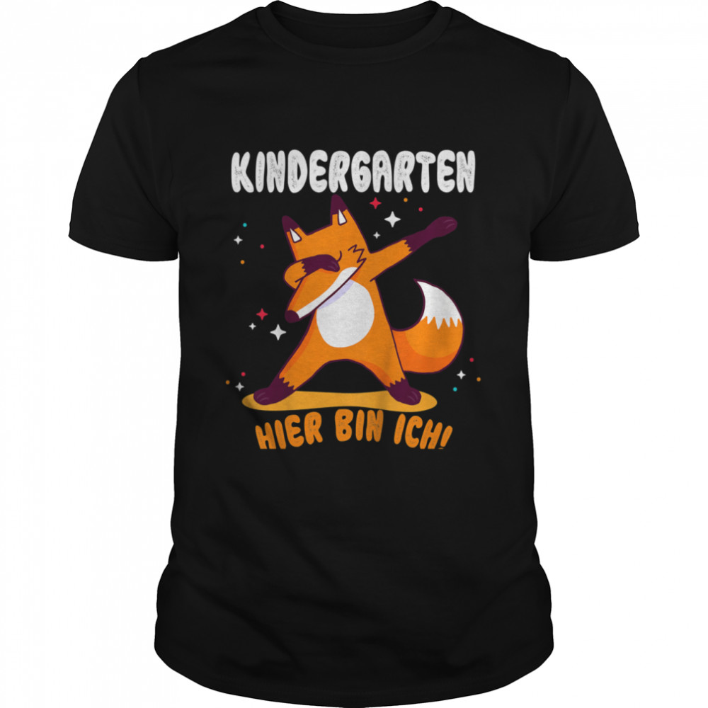 Kinder Kindergarten Anfang Geschenk Kindergartenkind 2021 Fuchs Shirt