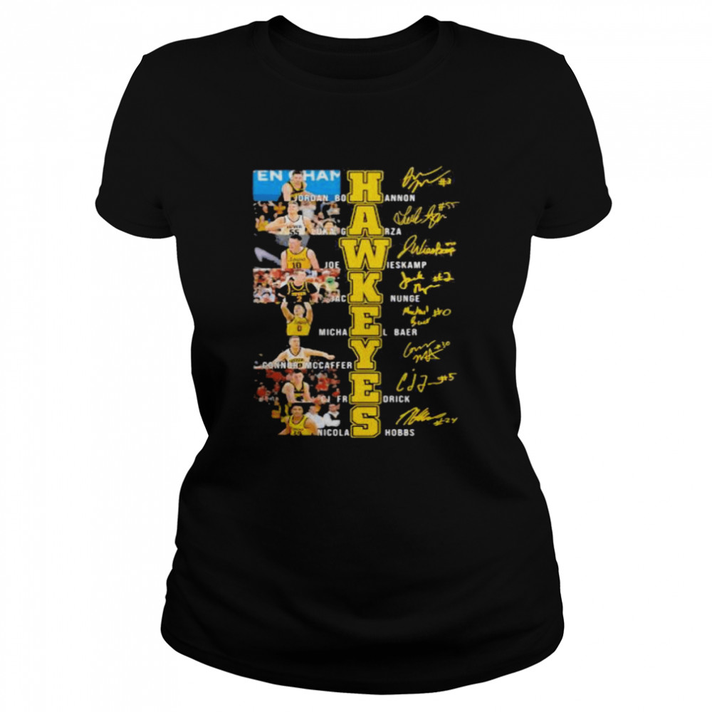 Name And Signature Player Team Hawkeyes Classic Women's T-shirt