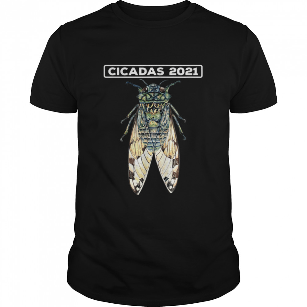 Cicada Insect Adults 2021 Watercolor Shirt