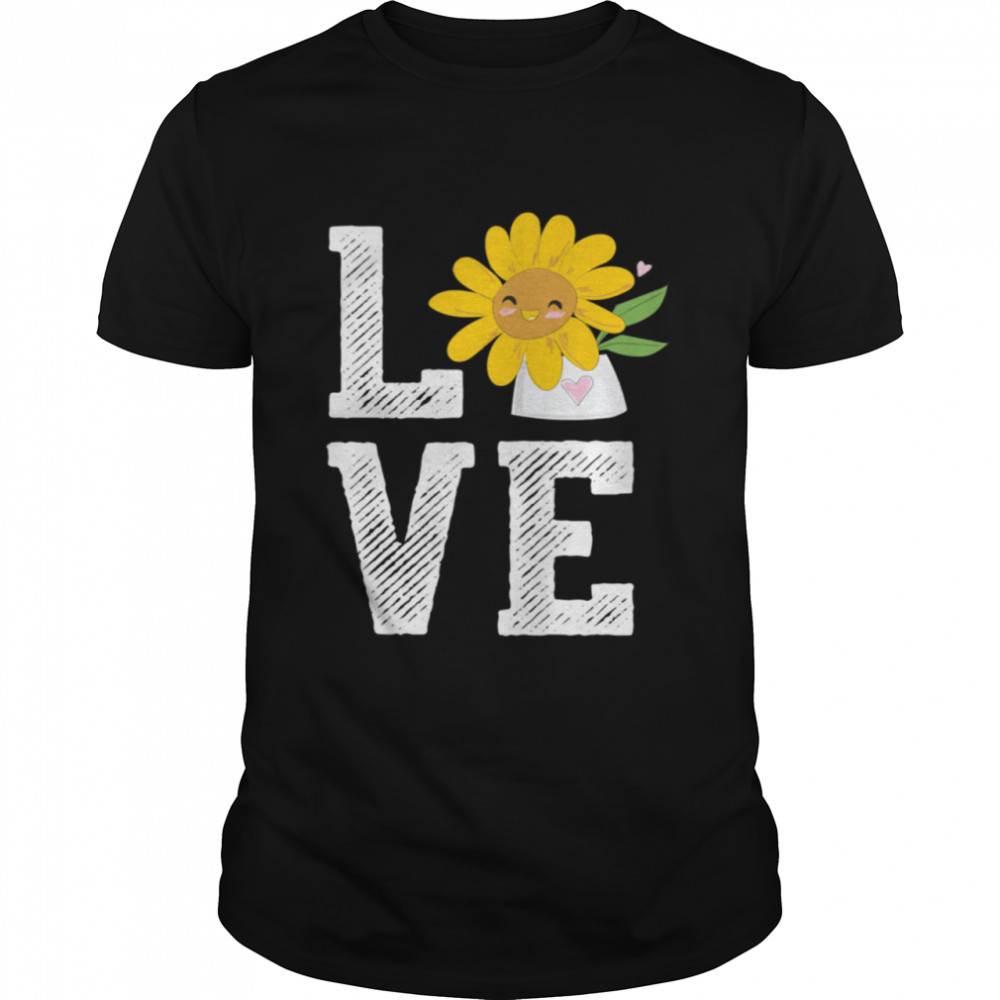 Sunflower Love Florist Flower Keeper Floral Designer Shirt