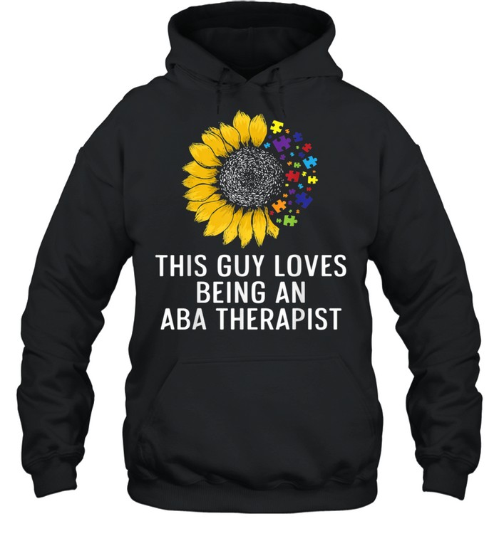 ABA Therapist Guy Behavior Analyst Autism Therapy Unisex Hoodie