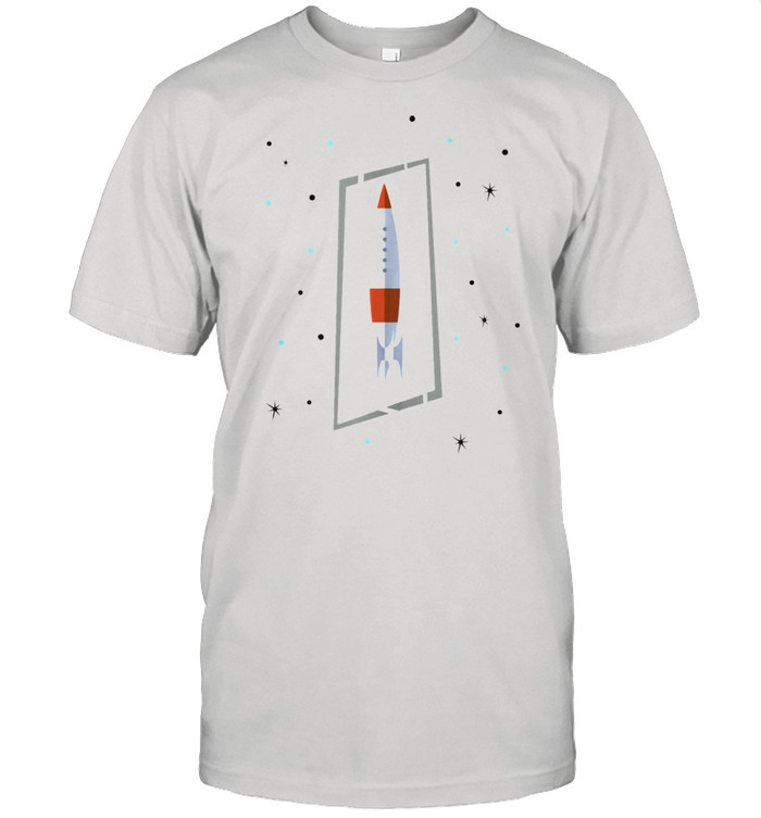 Mid Century Modern Space Ship Shirt