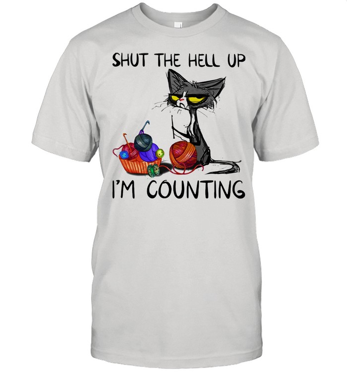 Shut The Hell Up I’m Counting Cat Knit Shirt
