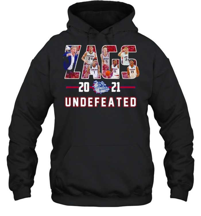 Gonzaga Bulldogs Zags 2021 Undefeated Unisex Hoodie
