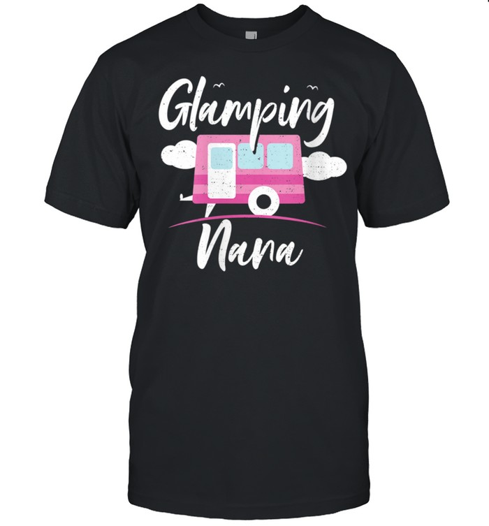 Flamingo Glamping Nana Grandma shirt