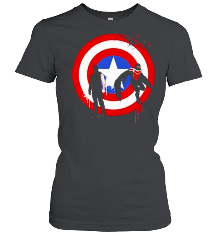 The falcon and the winter soldier logo captain america shirt Classic Women's T-shirt