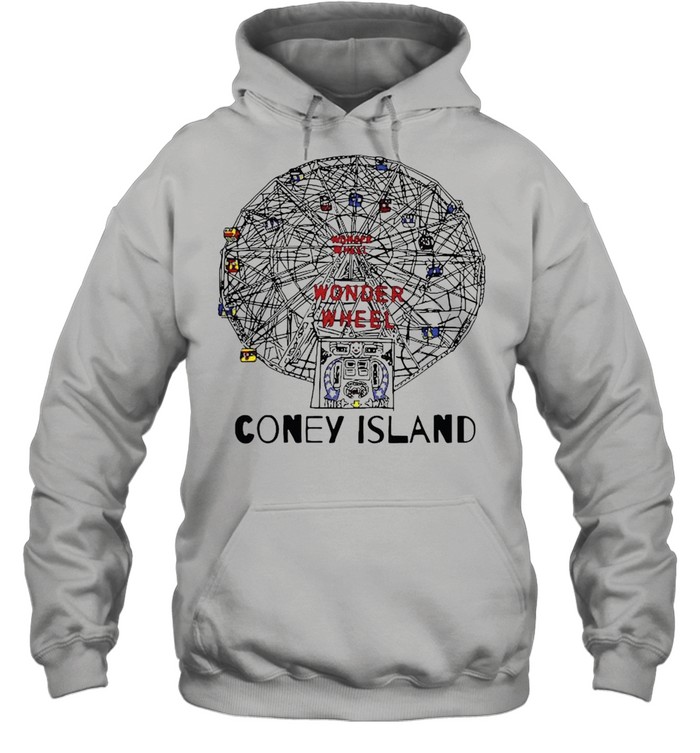 Coney Island Brooklyn New York City Ferris Wheel T-shirt Unisex Hoodie