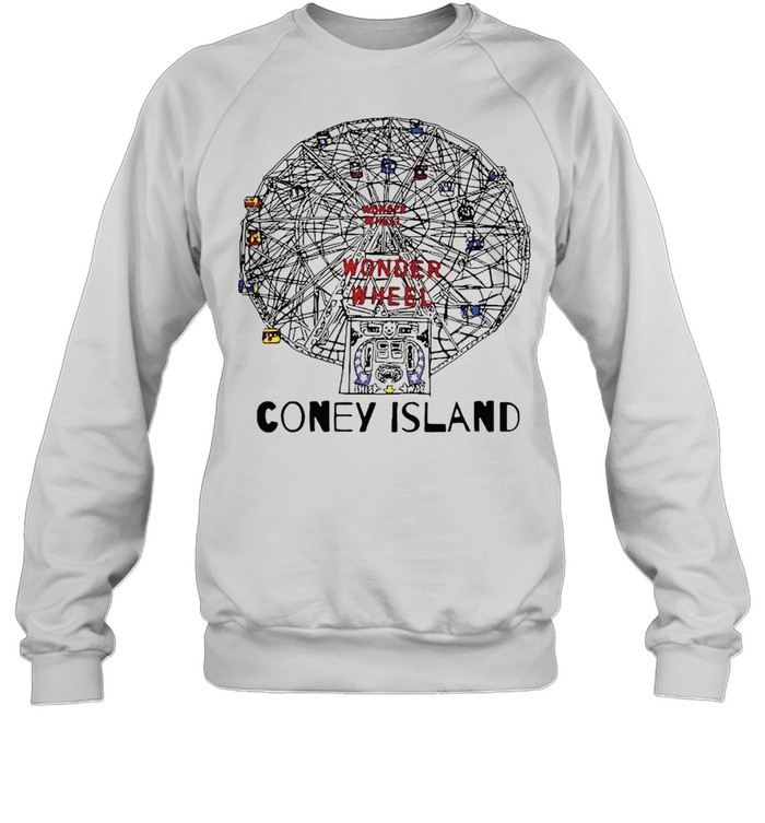 Coney Island Brooklyn New York City Ferris Wheel T-shirt Unisex Sweatshirt