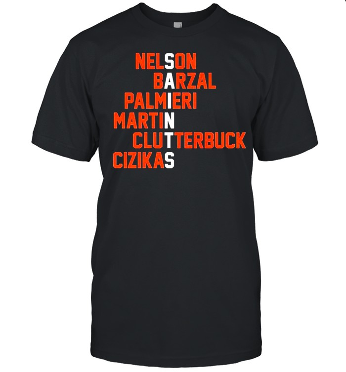 New York Saints Nelson Barzal Palmieri Martin Clutterbuck Cizikas shirt