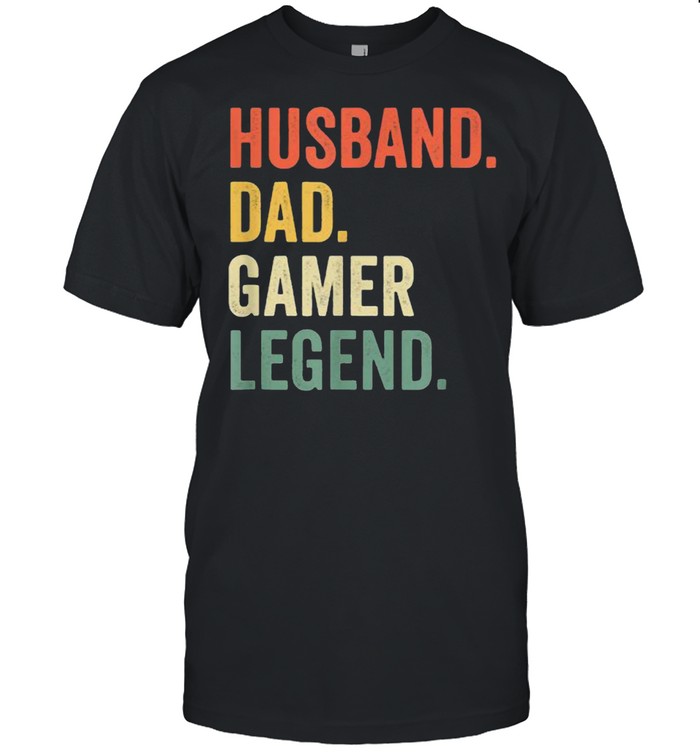 Husband Dad Video Game Legend Father’s Day T-Shirt