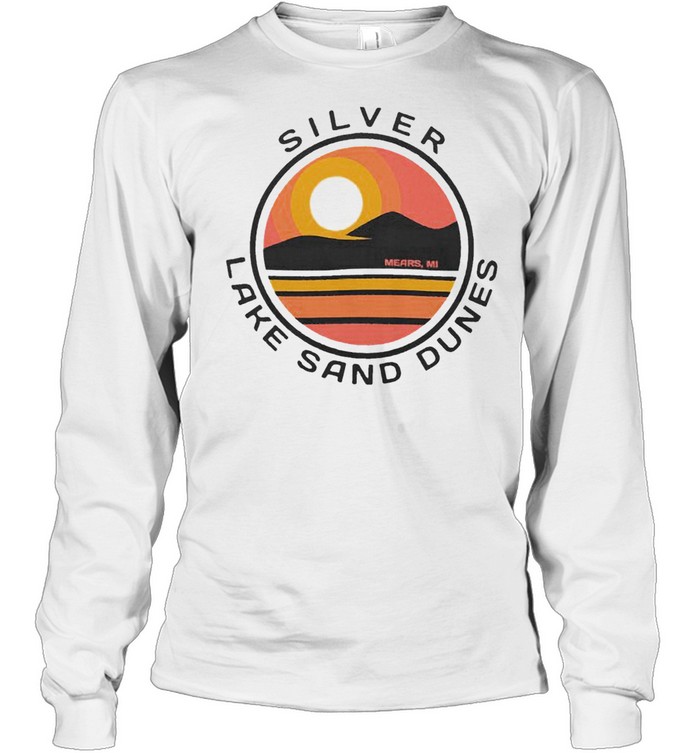 Silver Lake Sand Dunes Vintage Art shirt Long Sleeved T-shirt