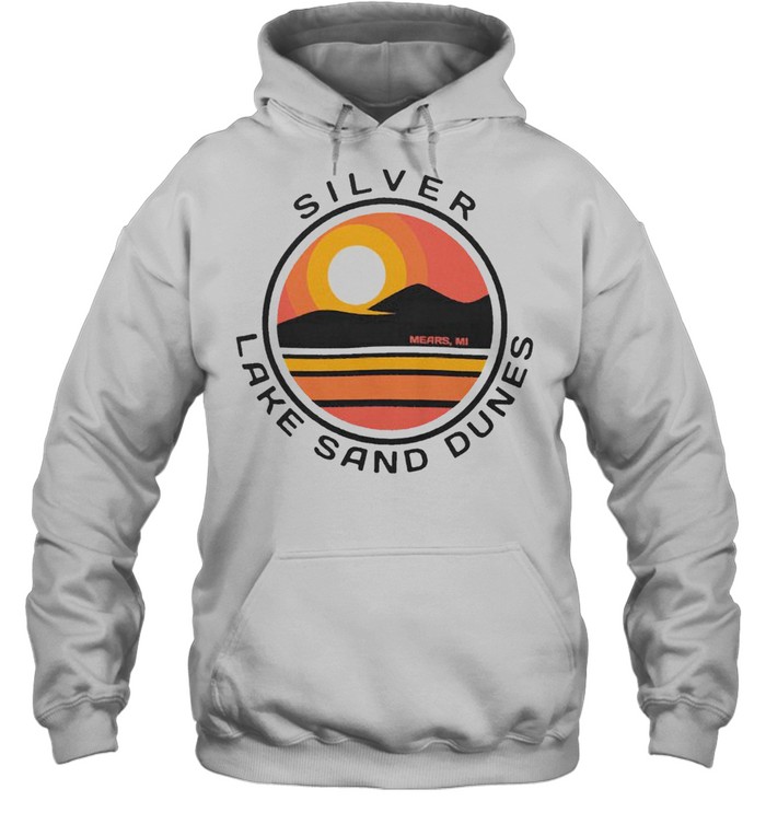 Silver Lake Sand Dunes Vintage Art shirt Unisex Hoodie