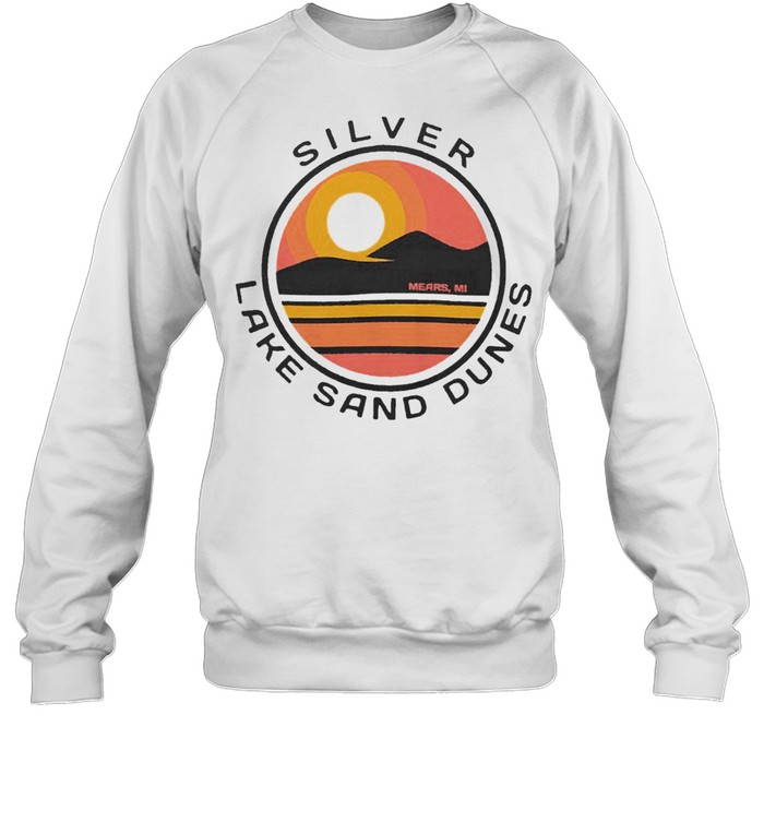 Silver Lake Sand Dunes Vintage Art shirt Unisex Sweatshirt