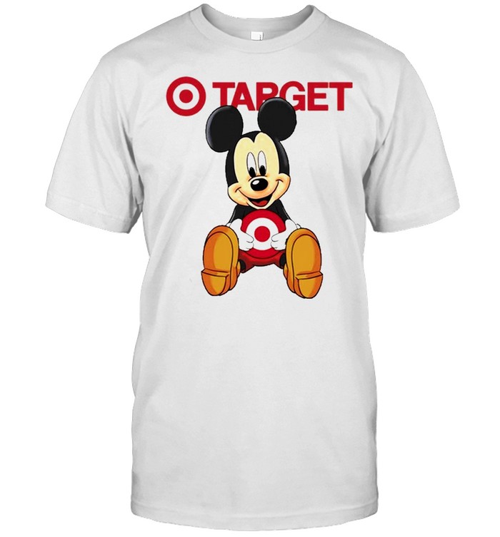 Mickey mouse hug Target logo shirt