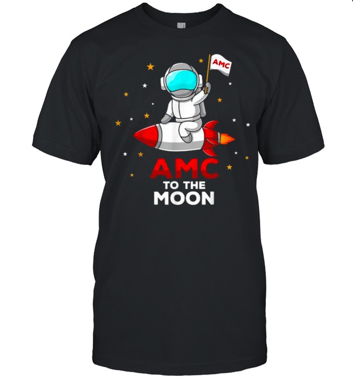 AMC Rocket to the moon HODL till the moon crypto T-Shirt