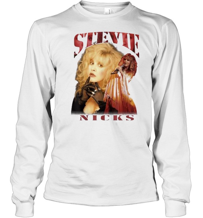 Vintage Stevies Art Nicks Music Legend 80s 90s T- Long Sleeved T-shirt