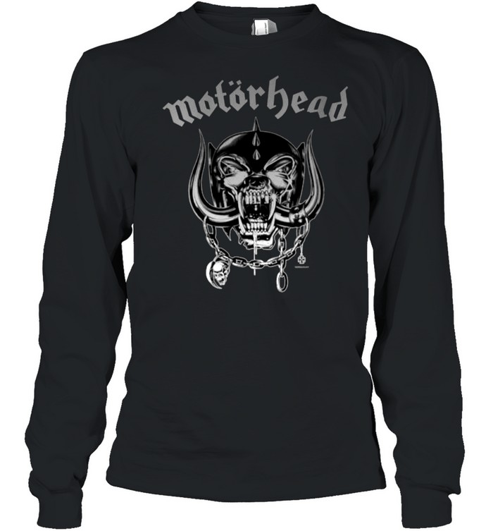 Motörhead Metallic Skull T- Long Sleeved T-shirt