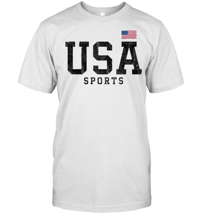 USA Sports Patriotic American Flag T-Shirt
