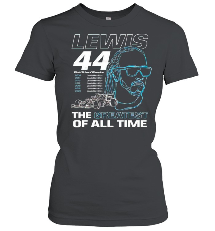 Lewis 44 the greatest of all time shirt Classic Women's T-shirt