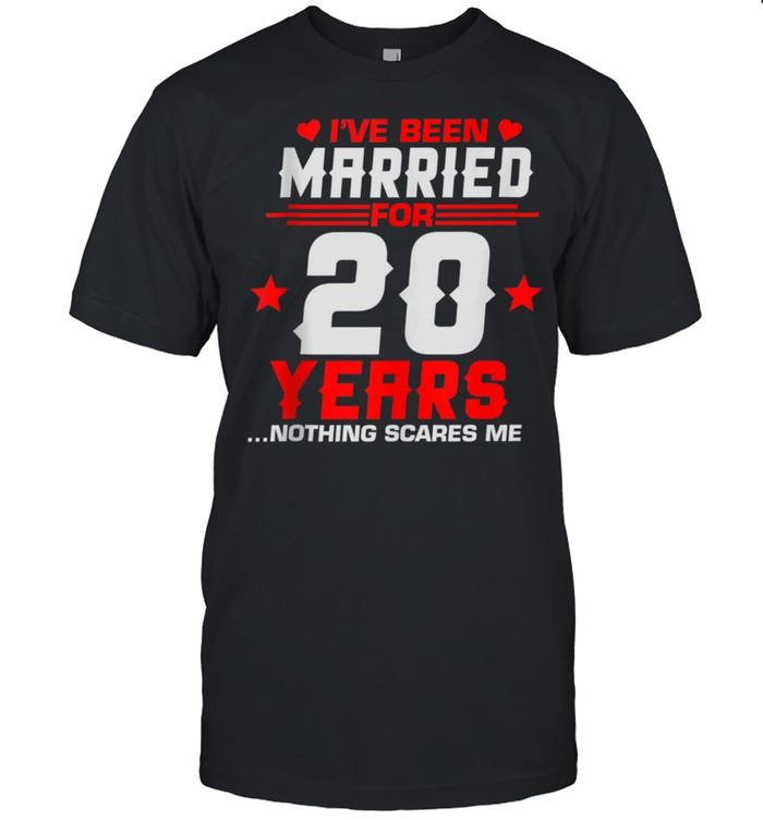 20th Wedding Anniversary Couples Married Wife Husband shirt