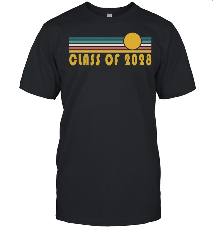 Class of 2028 Sunset Art Senior 2028 shirt