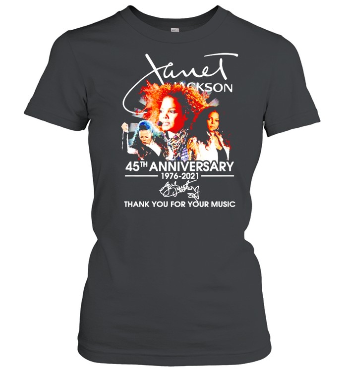 Jame’​ Jackson 45th Anniversary 1976 2021 thank you for the memories shirt Classic Women's T-shirt