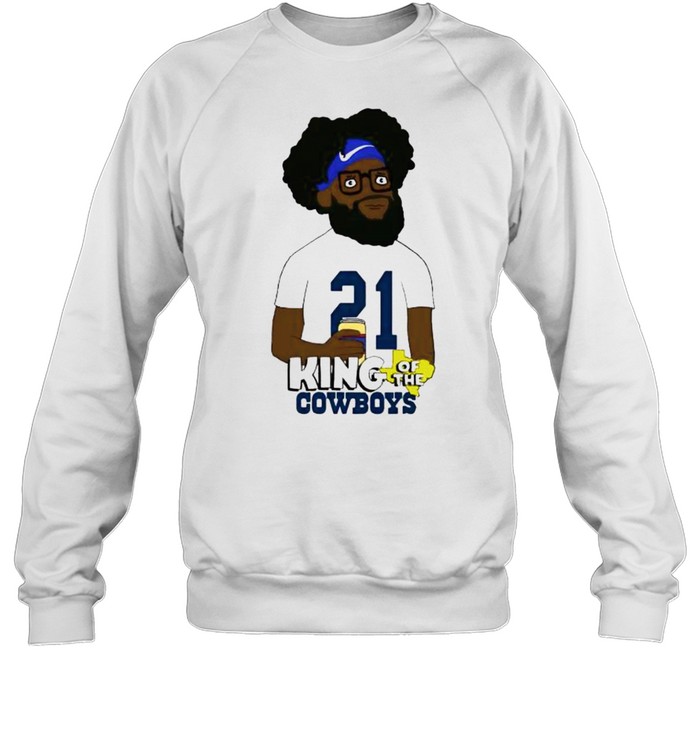Ezekiel Elliott king of the Cowboys shirt Unisex Sweatshirt