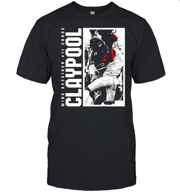Wide receiver #11 Chase Claypool signature shirt