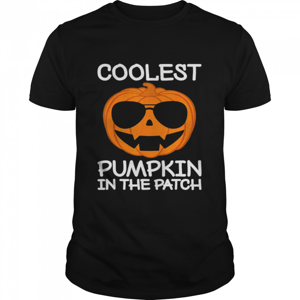 Coolest Pumpkin In The Patch Scary Halloween shirt