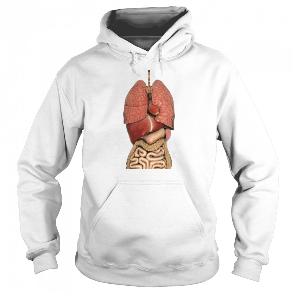 Human Entrails Anatomy Intestines Bowels Scary Graphic Halloween T-shirt Unisex Hoodie