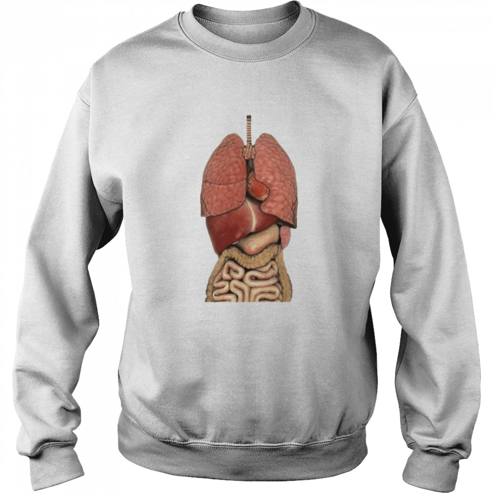 Human Entrails Anatomy Intestines Bowels Scary Graphic Halloween T-shirt Unisex Sweatshirt