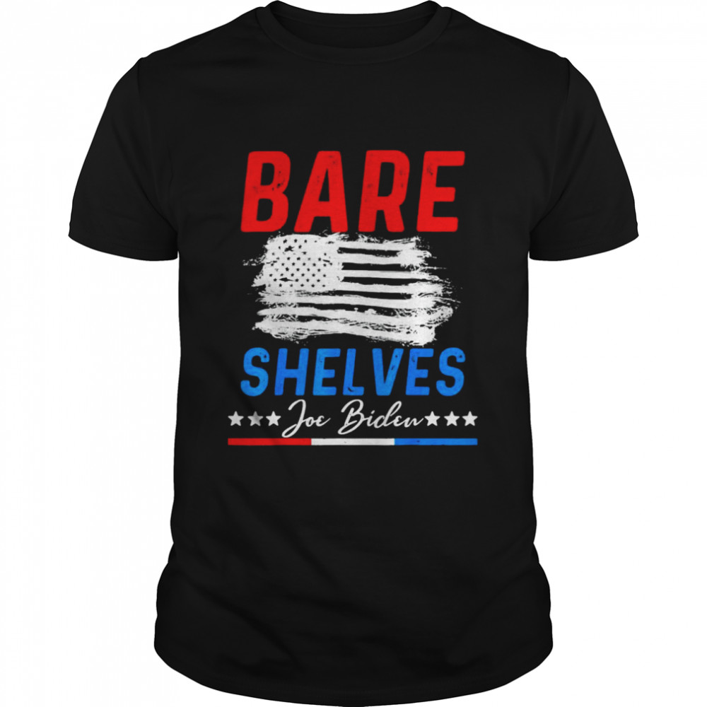 Bare Shelves Joe Biden Christmas Meme Tee Shirt