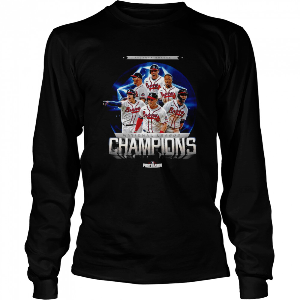 Atlanta Braves Baseball Teams World Series 2021 National League Champions  Long Sleeved T-shirt