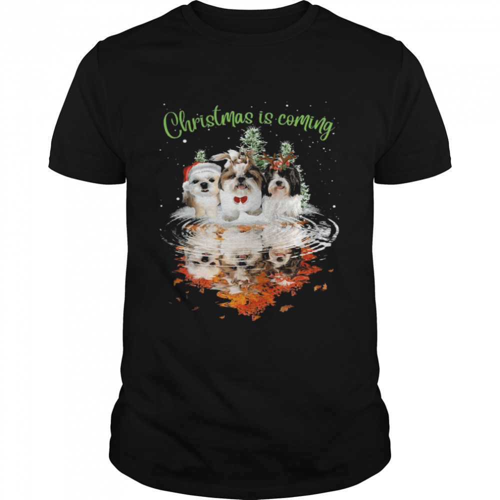 Shih Tzu Christmas Is Coming shirt