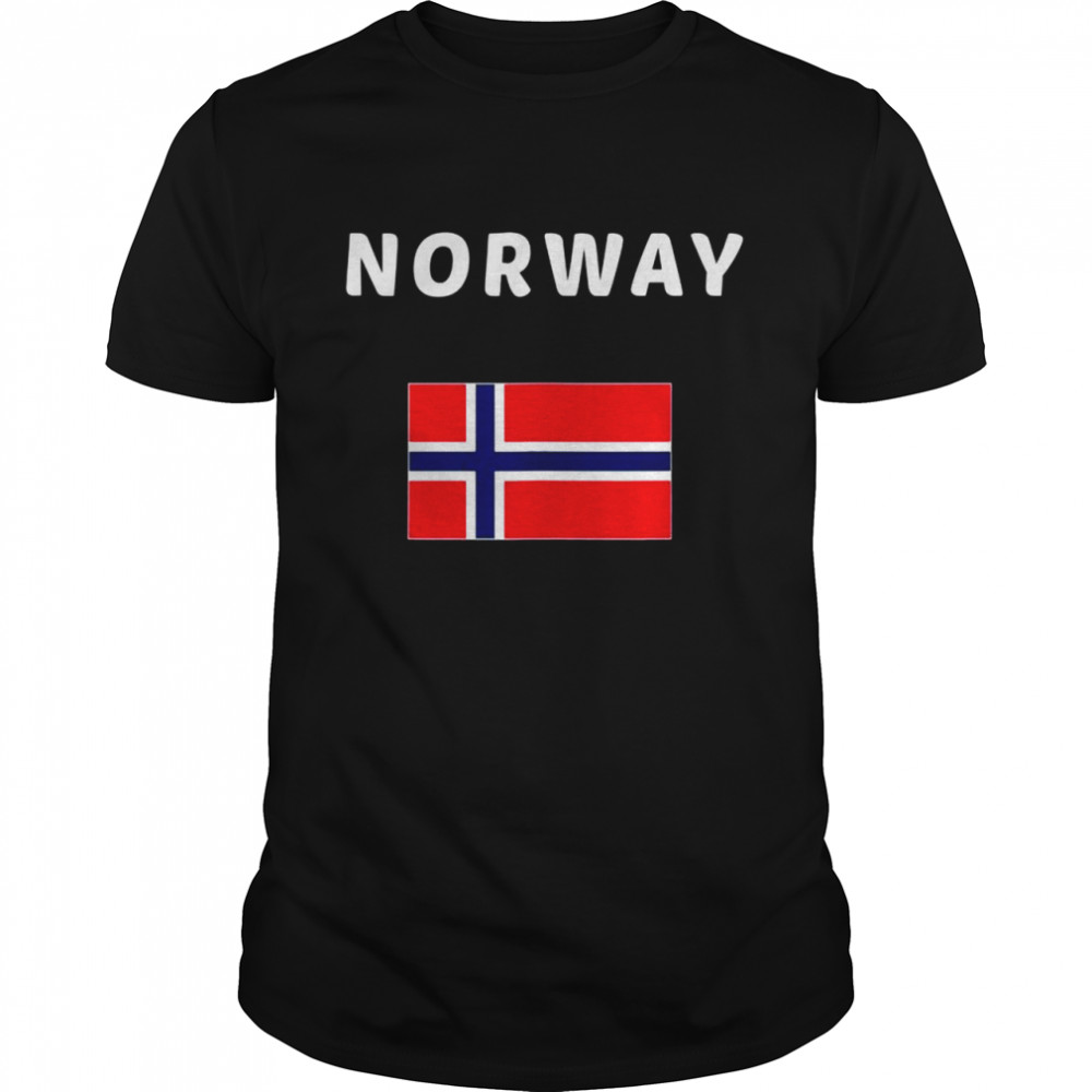 Norway Norwegian Travel Flag Aussie Shirt